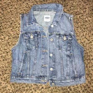 Jean Jacket Vest. Light Blue.